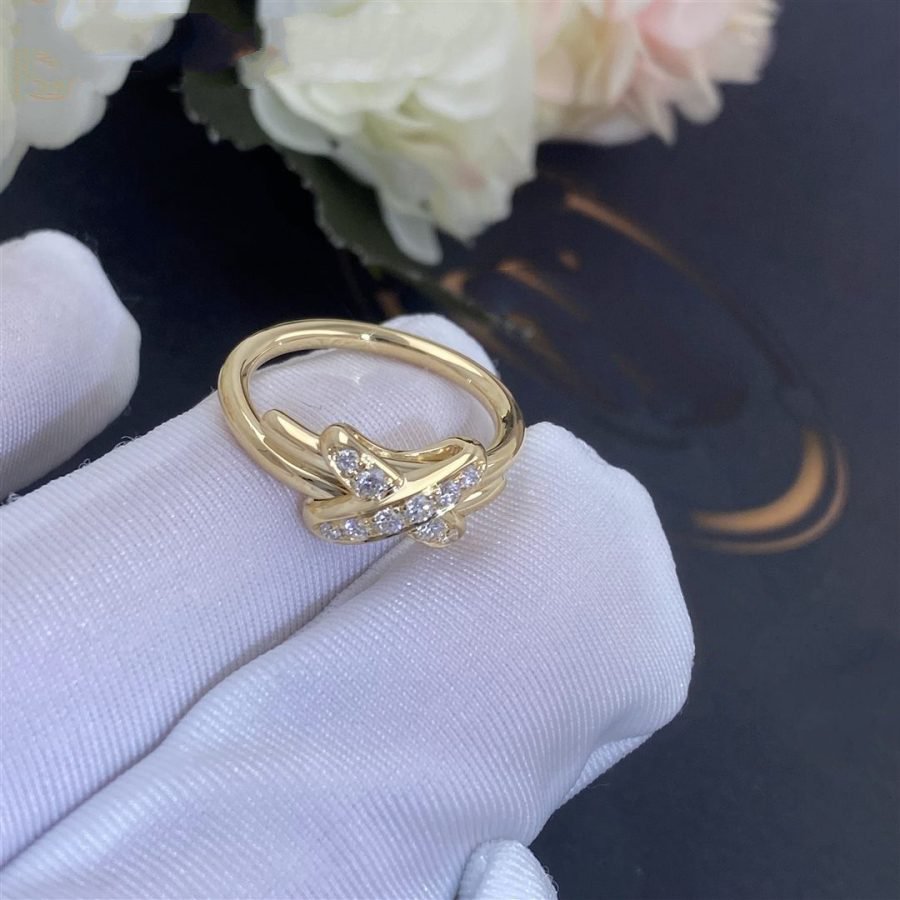 [Resenly Jewelry]JEUX DE GOLD DIAMOND RING
