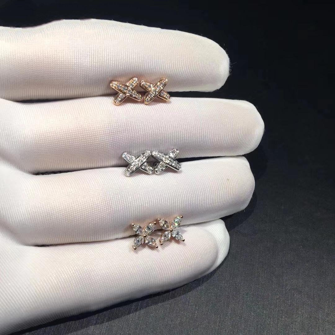 [Resenly Jewelry]JEUX DE DIAMOND EARRINGS