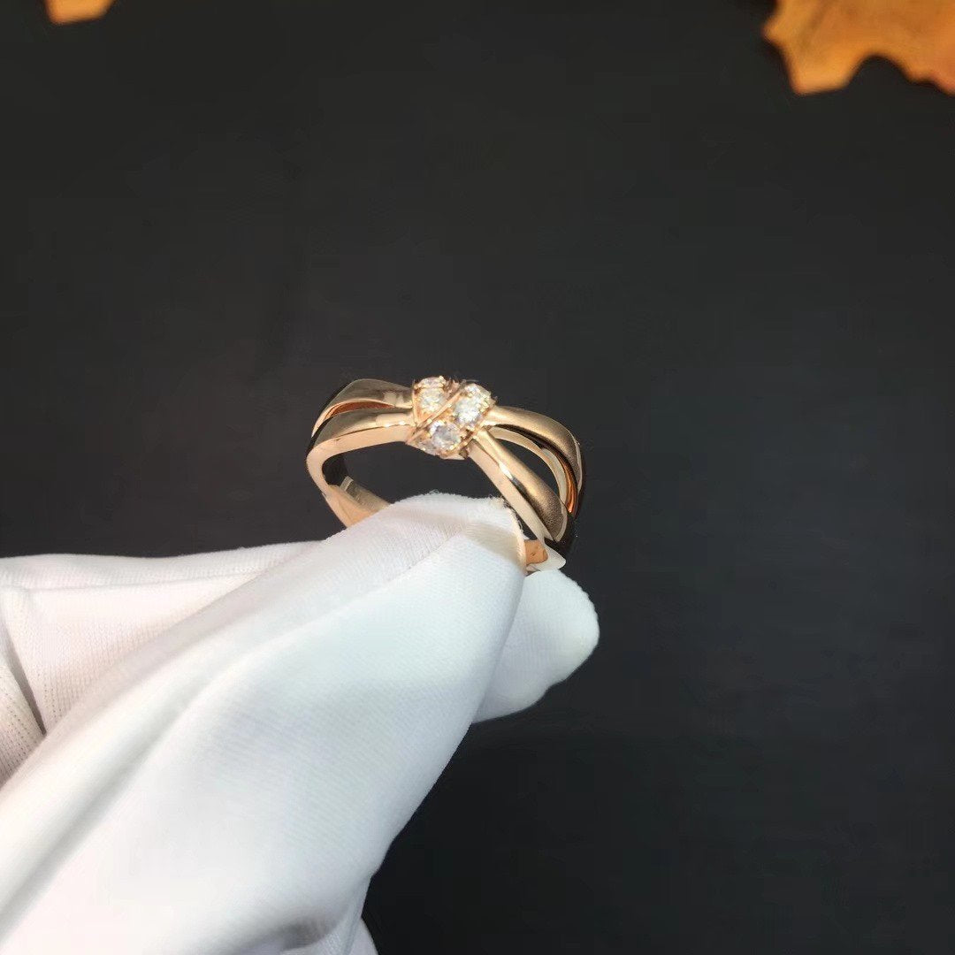[Resenly Jewelry]LIENS RING PINK GOLD DIAMOND