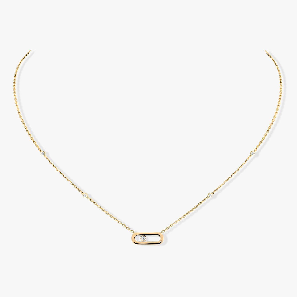 [Resenly Jewelry]MOVE UNO DIAMOND NECKLACE