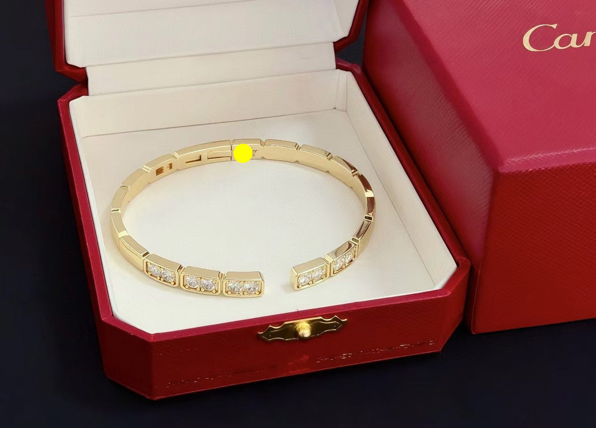 [Resenly Jewelry]LOVE DIAMOND OPEN  BRACELET