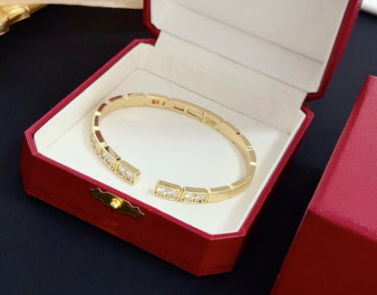 [Resenly Jewelry]LOVE DIAMOND OPEN  BRACELET
