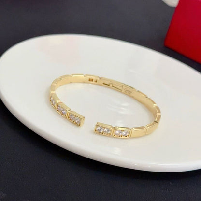 [Resenly Jewelry]LOVE DIAMOND OPEN  BRACELET