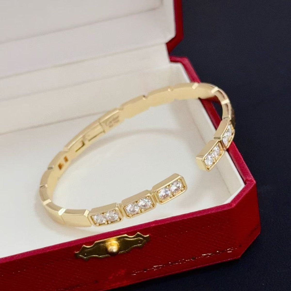 [Resenly Jewelry]LOVE DIAMOND OPEN  BRACELET