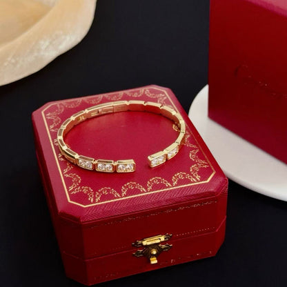 [Resenly Jewelry]LOVE DIAMOND OPEN  BRACELET
