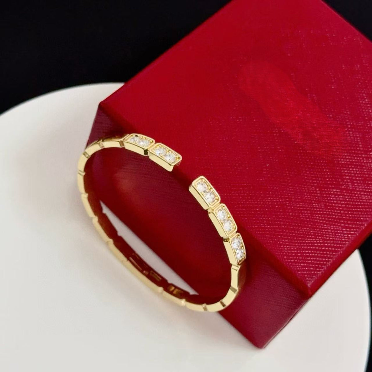 [Resenly Jewelry]LOVE DIAMOND OPEN  BRACELET