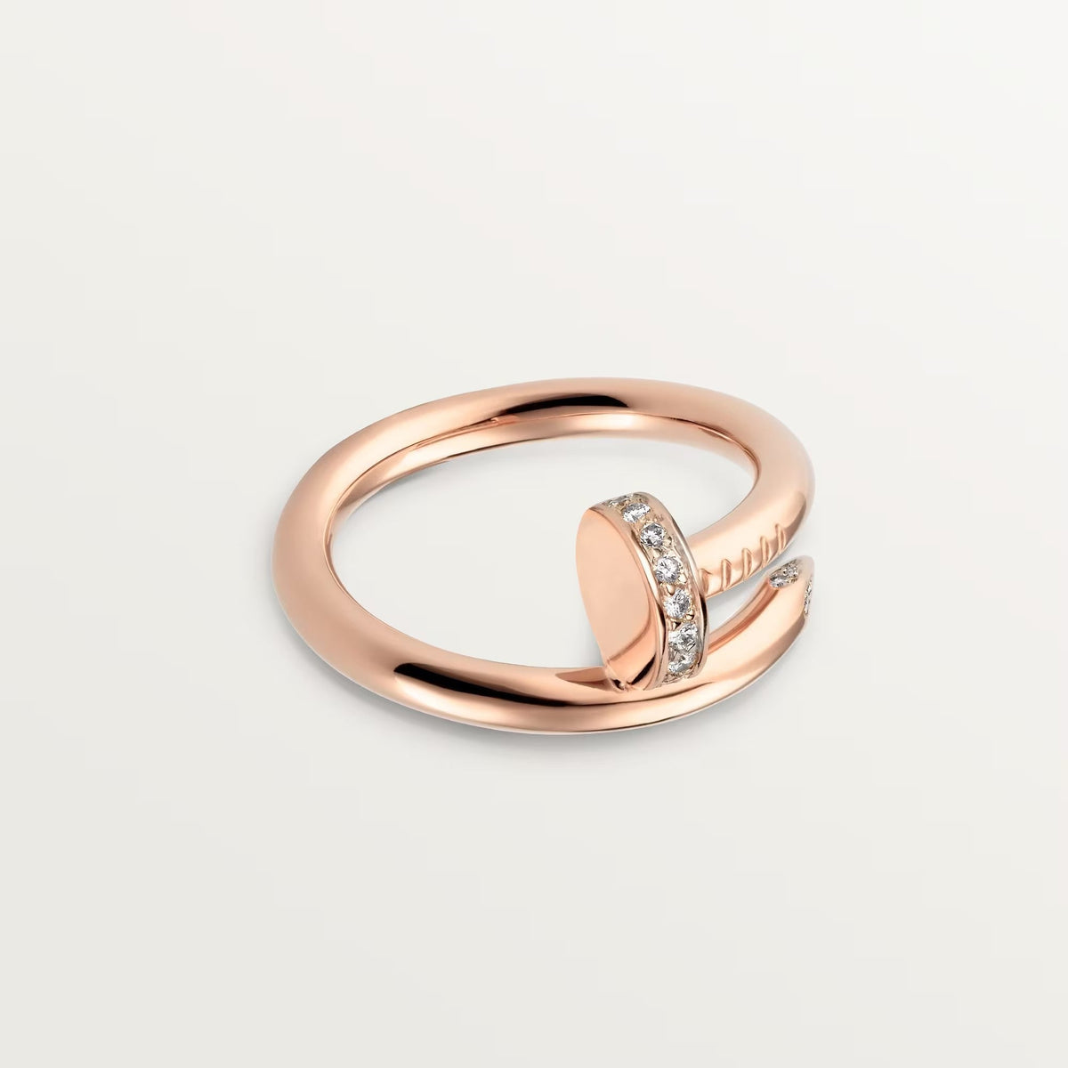 [Resenly Jewelry]JUSTE RING 2.6MM HALF DIAMOND