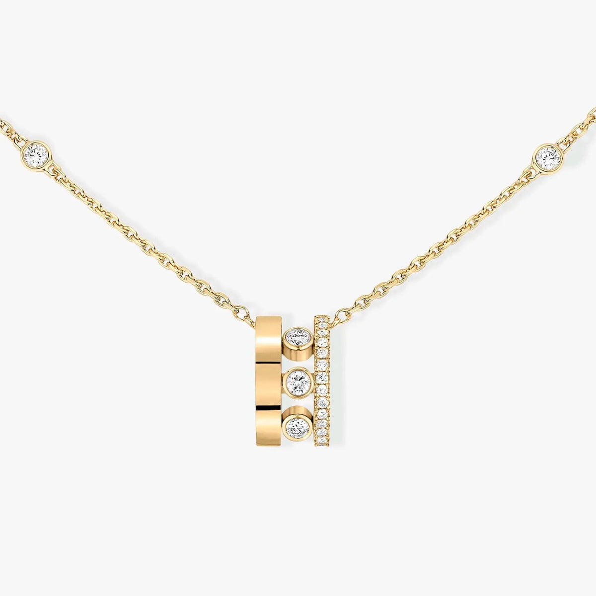 [Resenly Jewelry]CHAIN MOVE ROMANE PEDAND NECKLACE