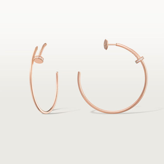 [Resenly Jewelry]JUSTE HALF DIAMOND LARGE EARRINGS