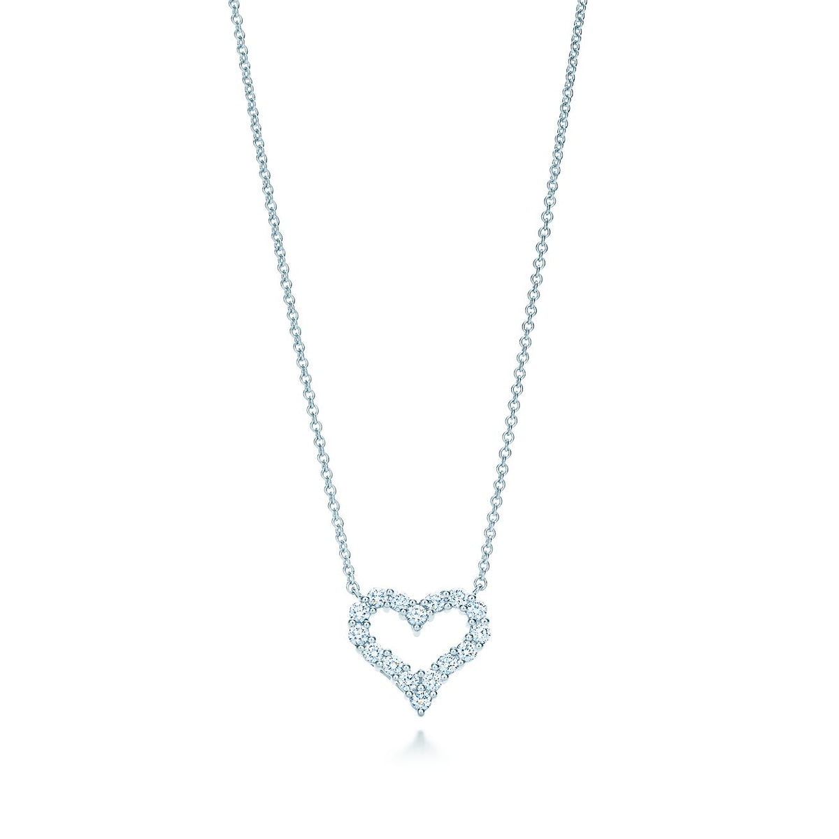 [Resenly Jewelry]HEART-SHAPED DIAMOND NECKLACE