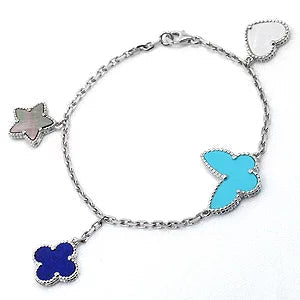 [Resenly Jewelry]LUCKY SPRING SILVER BRACELET 4 MOTIF