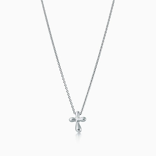 [Resenly Jewelry]CROSS PENDANT MINI BARE CROSS NECKLACE