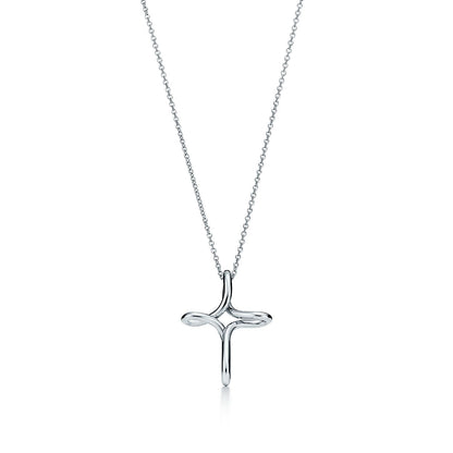 [Resenly Jewelry]CROSS NECKLACE STERLING SILVER MATERIAL