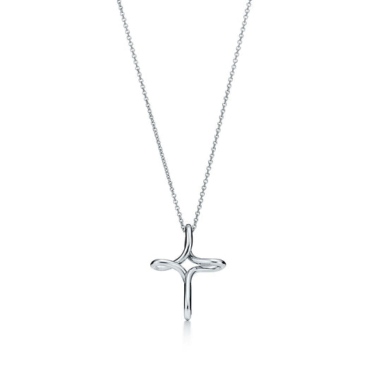 [Resenly Jewelry]CROSS NECKLACE STERLING SILVER MATERIAL