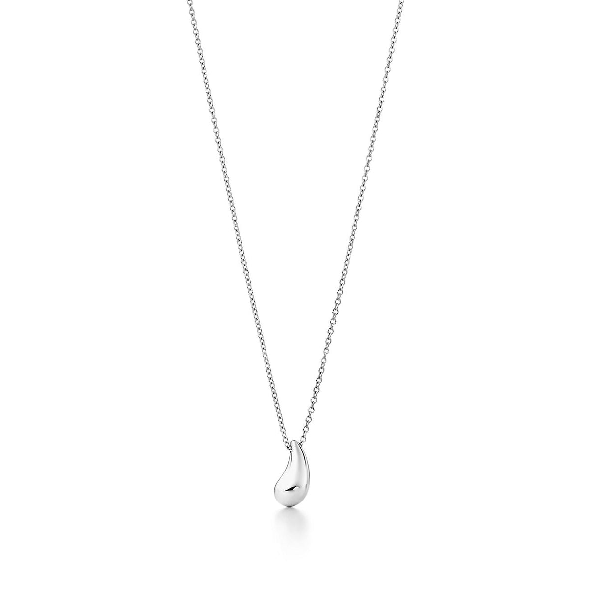 [Resenly Jewelry]ELSA PERETTI TEARDROP PENDANT STERLING SILVER NECKLACE