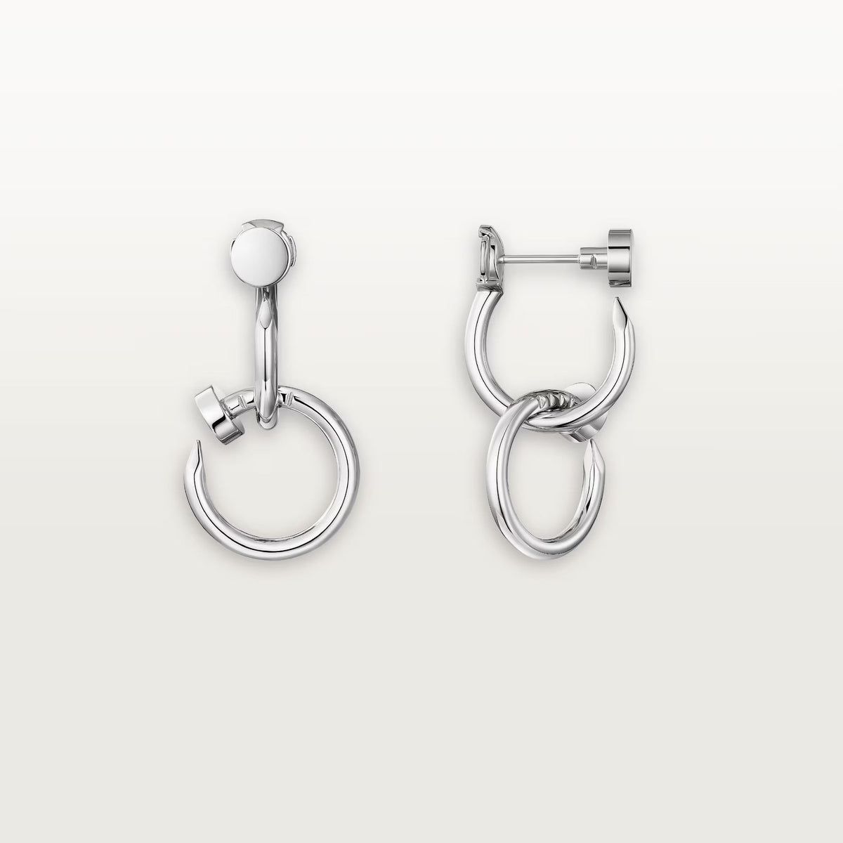 [Resenly Jewelry]JUSTE NO DIAMOND DOUBLE EARRINGS