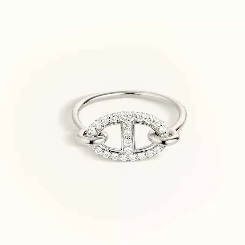 [Resenly Jewelry]RONDE SMALL SILVER DIAMOND RING