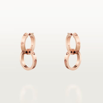 [Resenly Jewelry]LOVE 3.3MM DANGLE EARRINGS