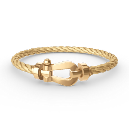 [Resenly Jewelry]FORCE LARGE HORSESHOE NO DIAMOND BRACELET GOLD