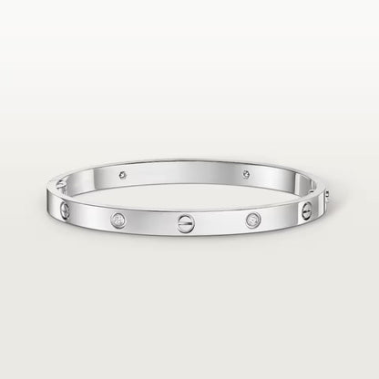 [Resenly Jewelry]LOVE BRACELET 4.8MM 4 DIAMONDS