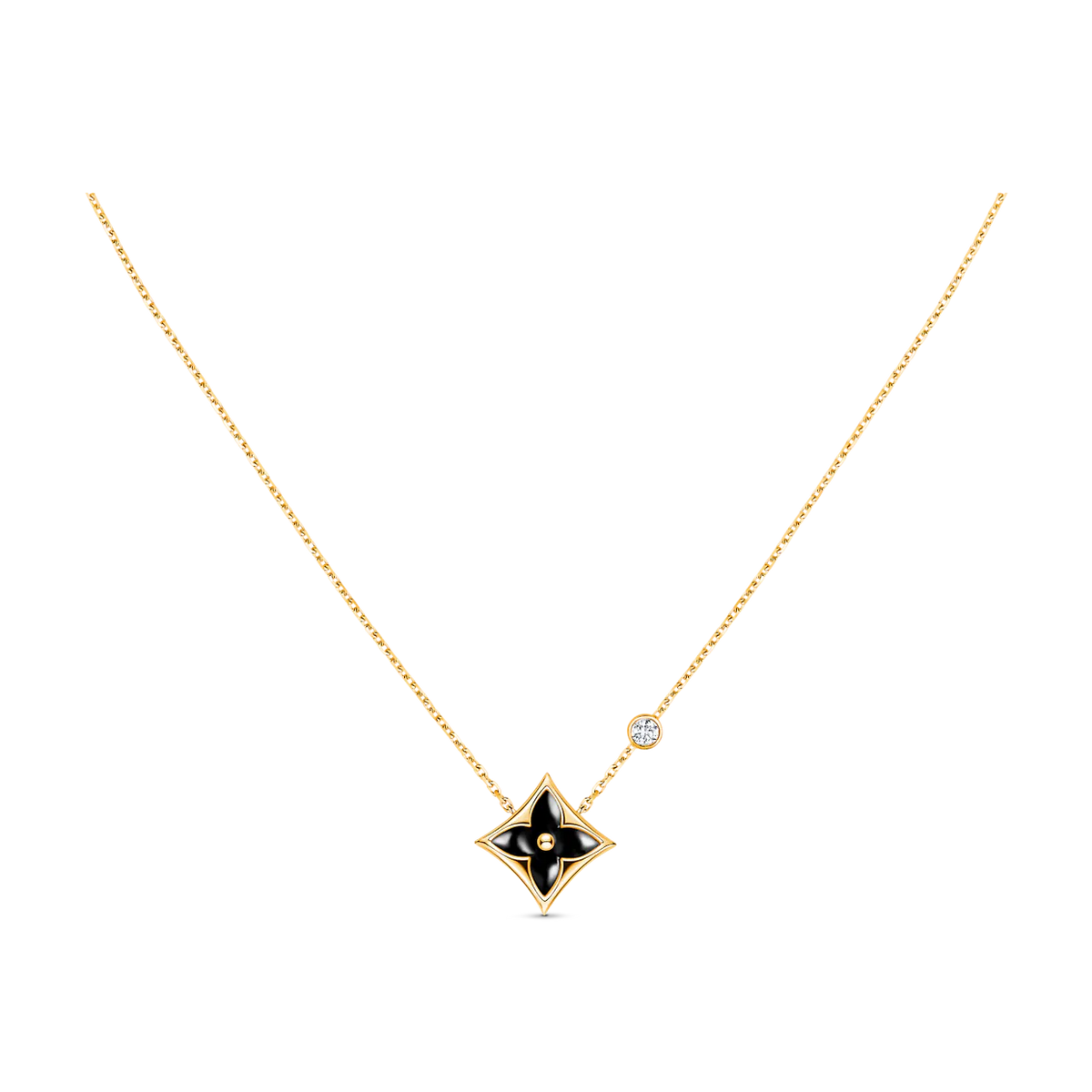 [Resenly Jewelry]STAR BLACK MOP NECKLACE