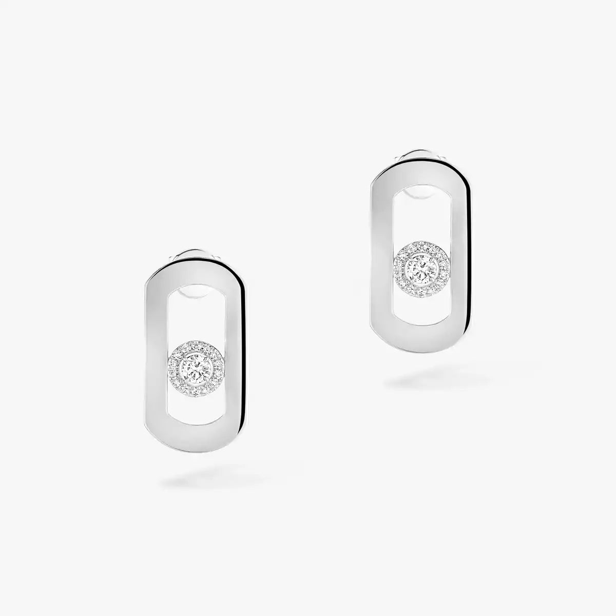[Resenly Jewelry]So Move Diamond Earrings in Yellow Gold