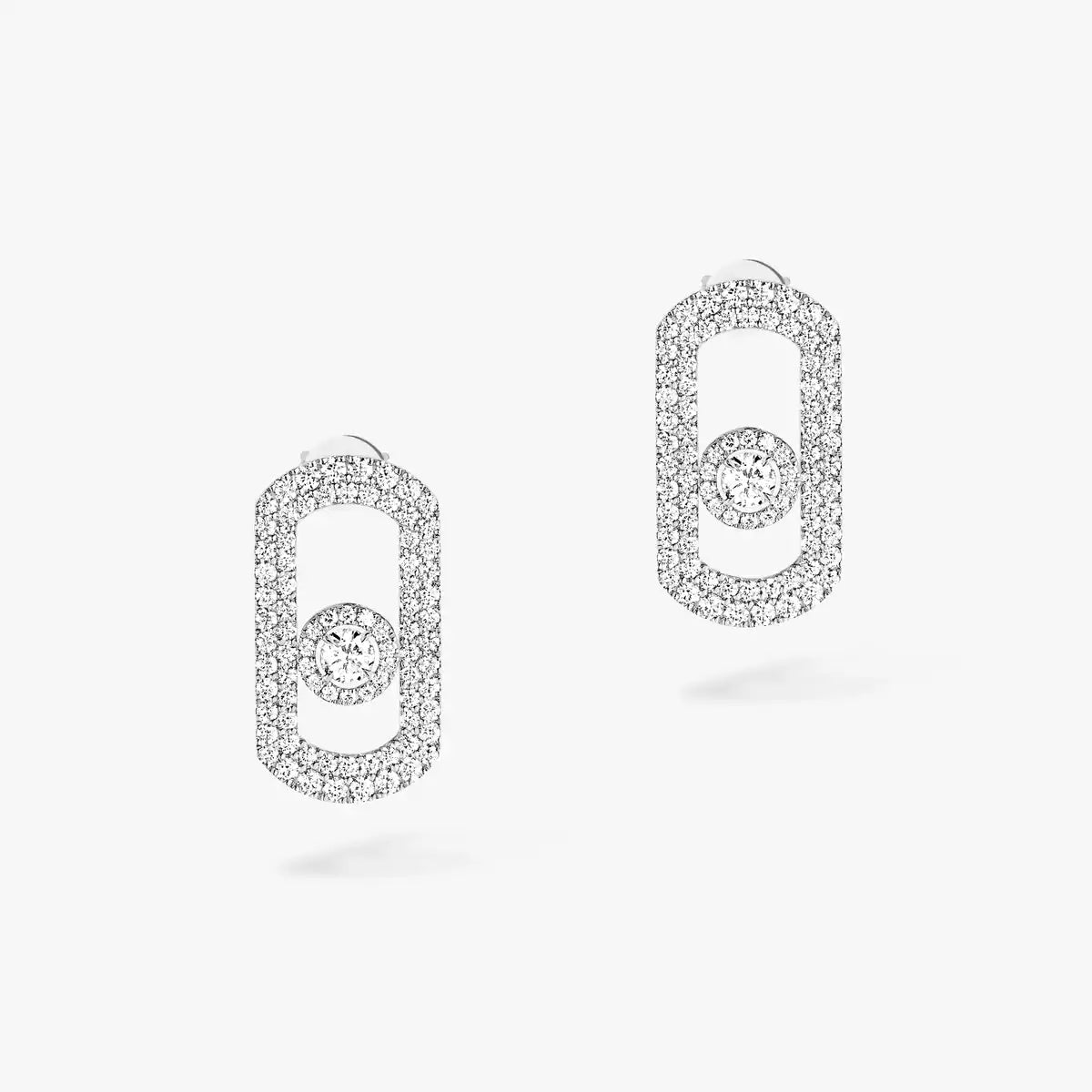 [Resenly Jewelry]So Move Pave_-Set Diamond Earrings in Silver