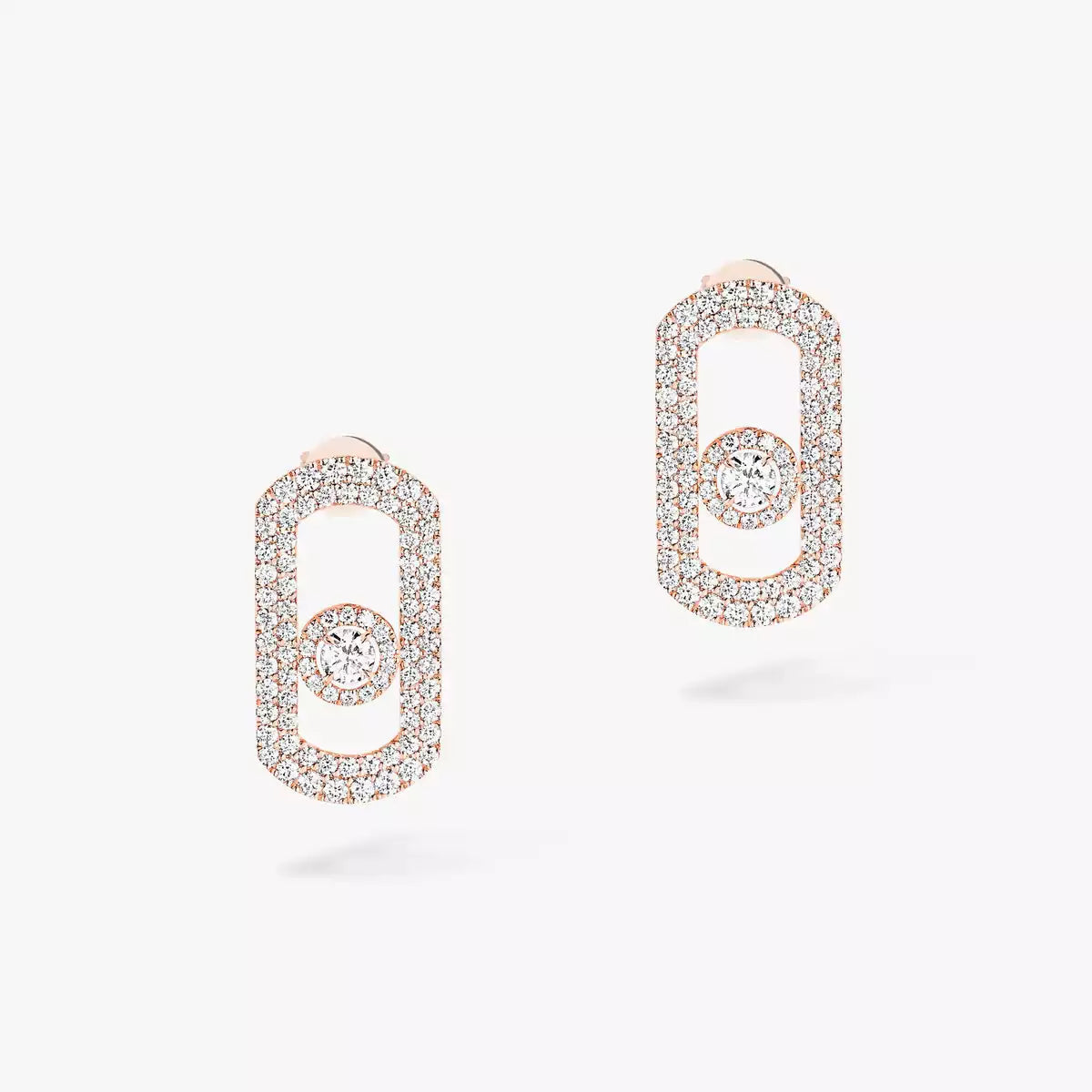 [Resenly Jewelry]So Move Pave_-Set Diamond Earrings in Silver