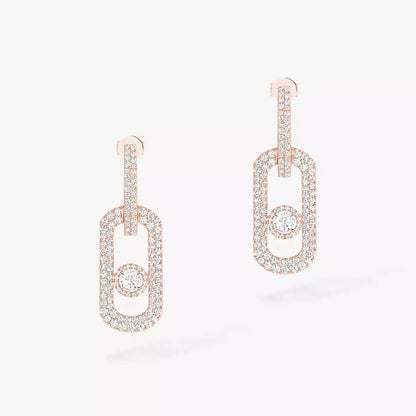 [Resenly Jewelry]So Move XL Pave_-Set Diamond Pendant Earrings