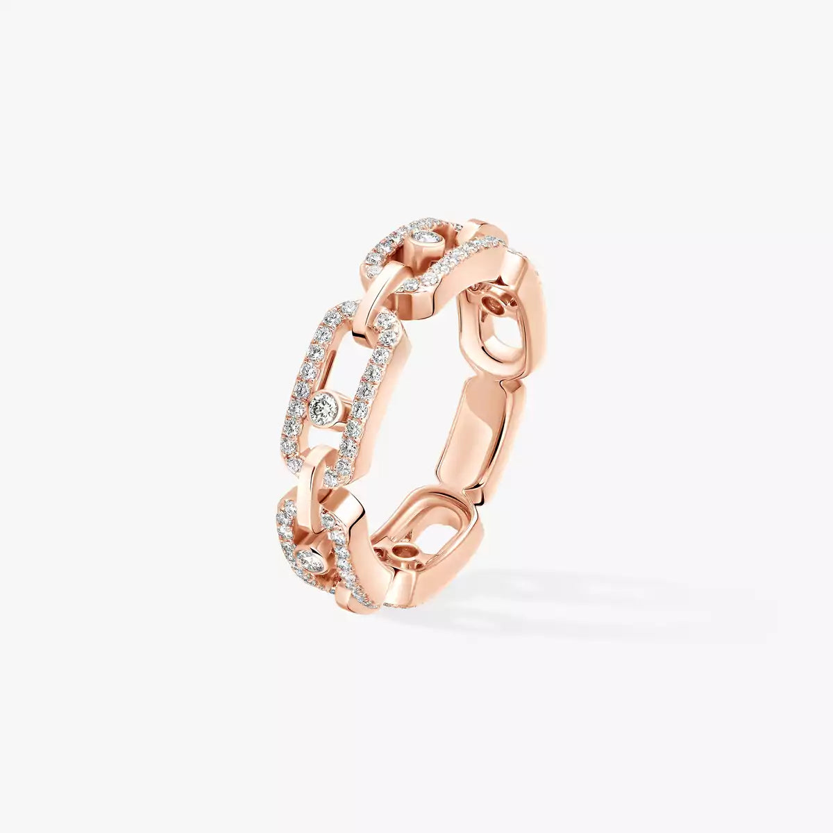 [Resenly Jewelry]Move Link Pave_-Set Diamond Ring