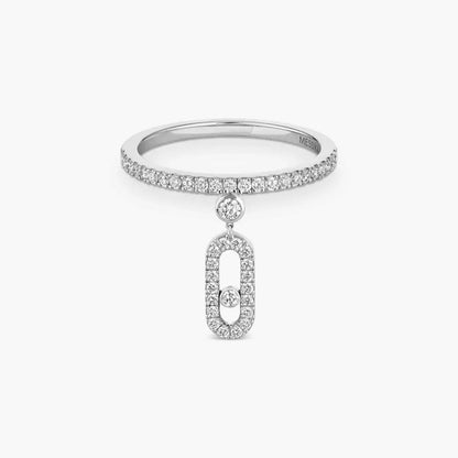 [Resenly Jewelry]Move Uno Diamond Ring