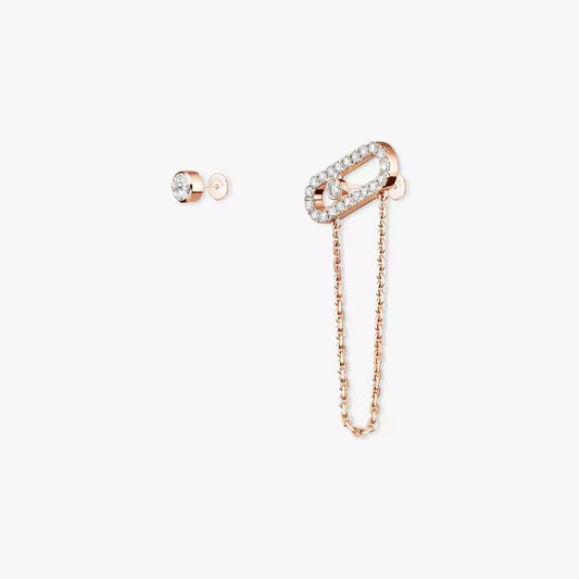 [Resenly Jewelry]Move Uno Diamond Earrings