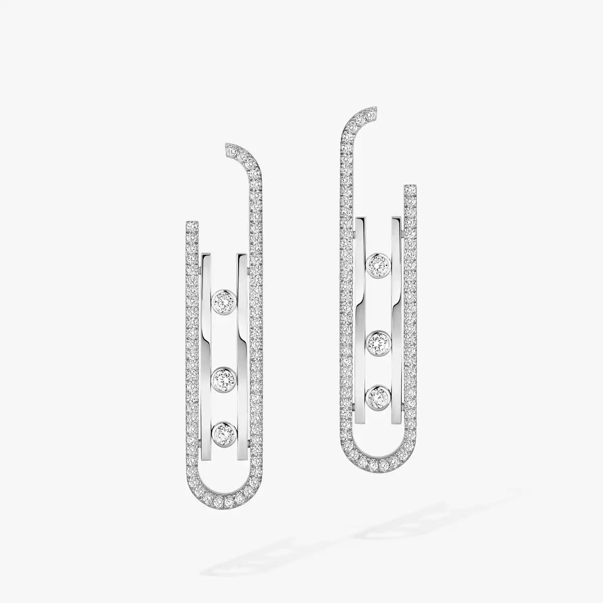 [Resenly Jewelry]Diamond Pendant Earrings Move 10Th