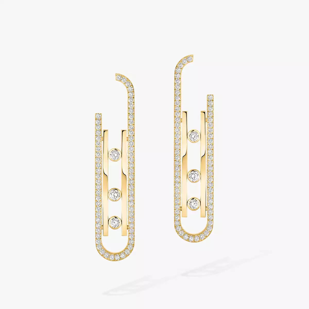 [Resenly Jewelry]Diamond Pendant Earrings Move 10Th