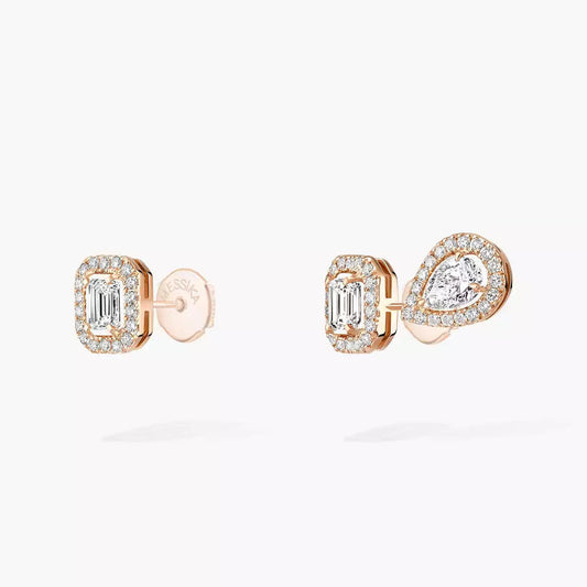 [Resenly Jewelry]Diamond Earrings 0,10ct My Twin 1+2