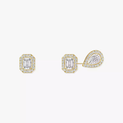 [Resenly Jewelry]Diamond Earrings 0,10ct My Twin 1+2