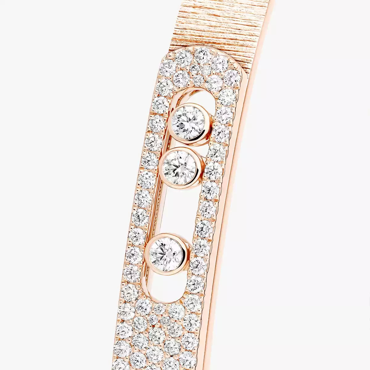 [Resenly Jewelry]Move Noa Ciselé half pavé bangle