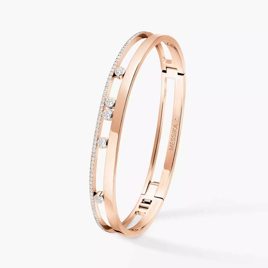 [Resenly Jewelry]Move Romane Diamond Bangle Bracelet
