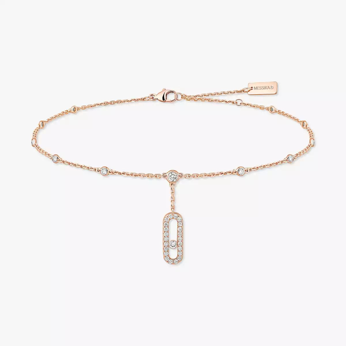 [Resenly Jewelry] Move Uno pavé ankle bracelet