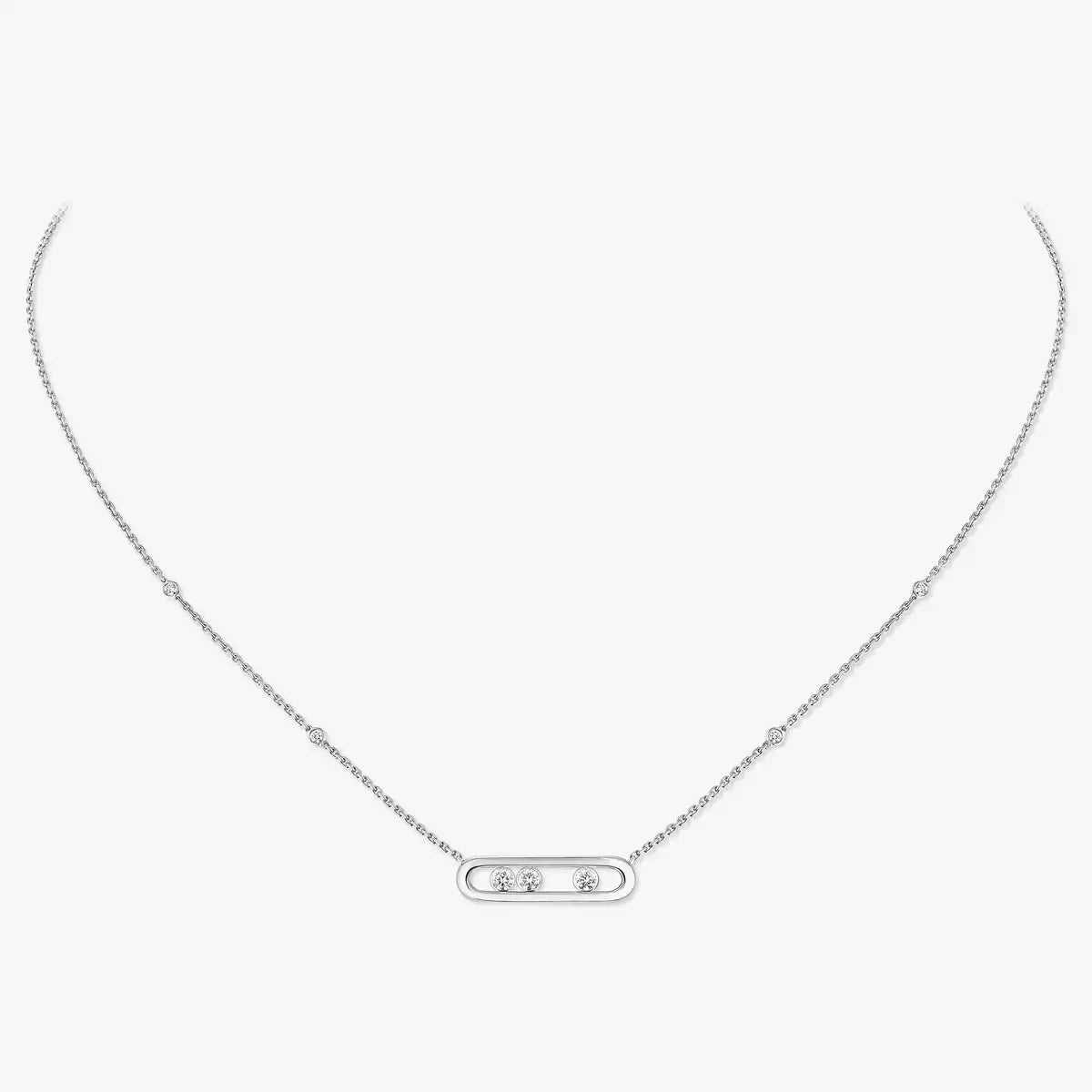 [Resenly Jewelry] Baby Move Gold Diamond Necklace