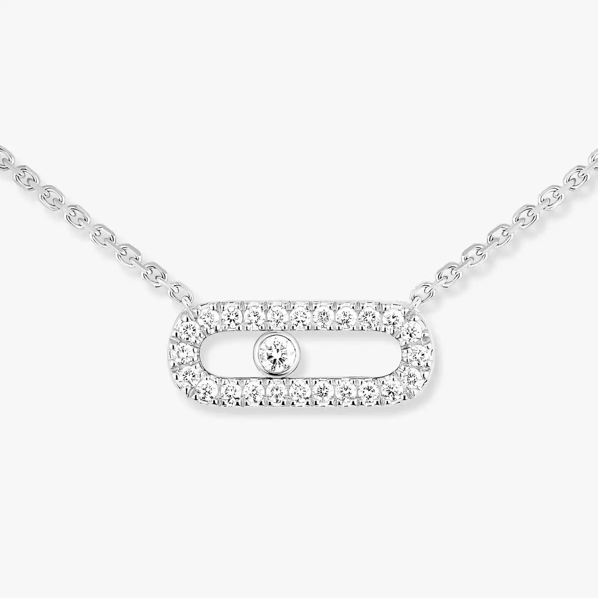 [Resenly Jewelry]Diamond Necklace Move Uno