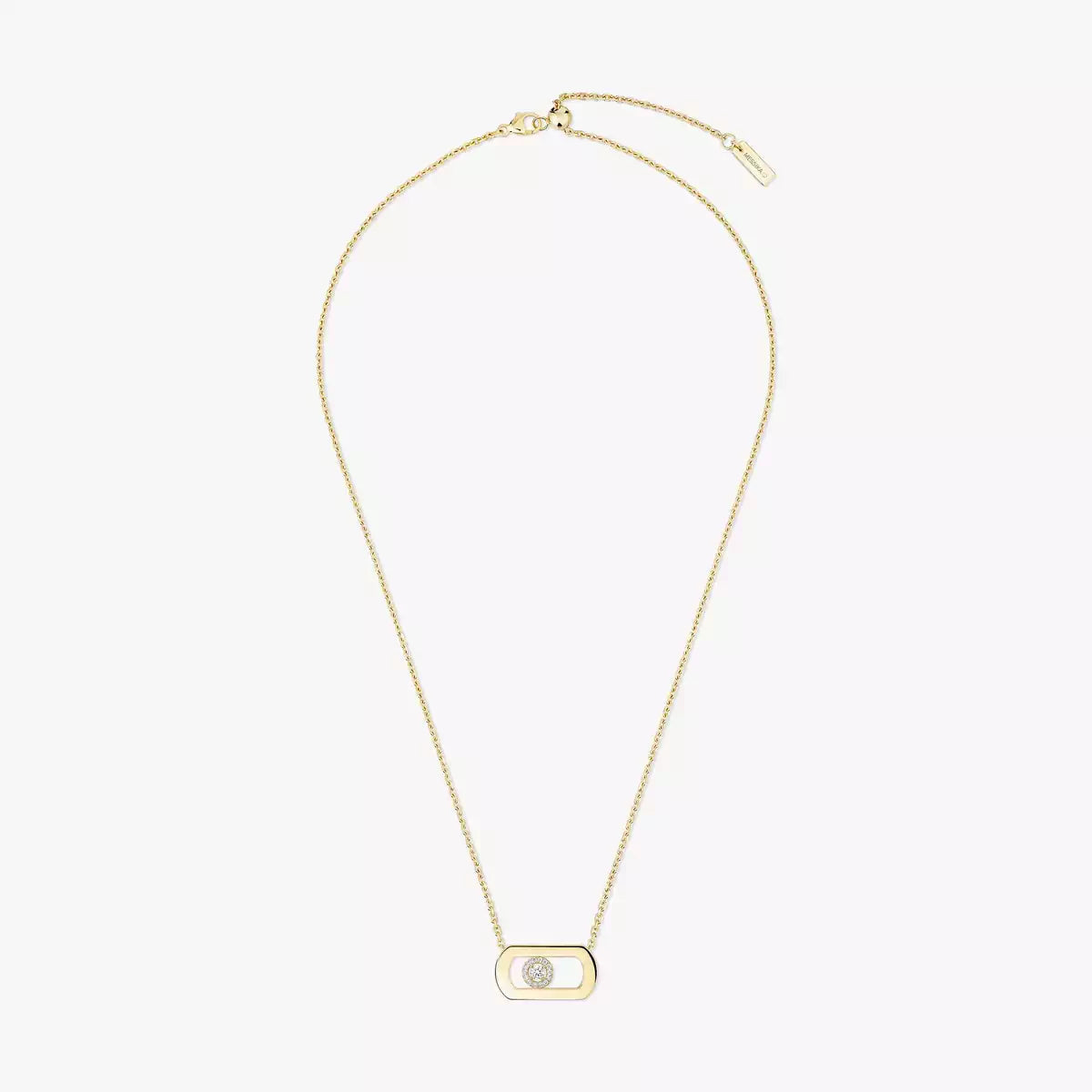 [Resenly Jewelry]So Move Diamond Necklace in Gold