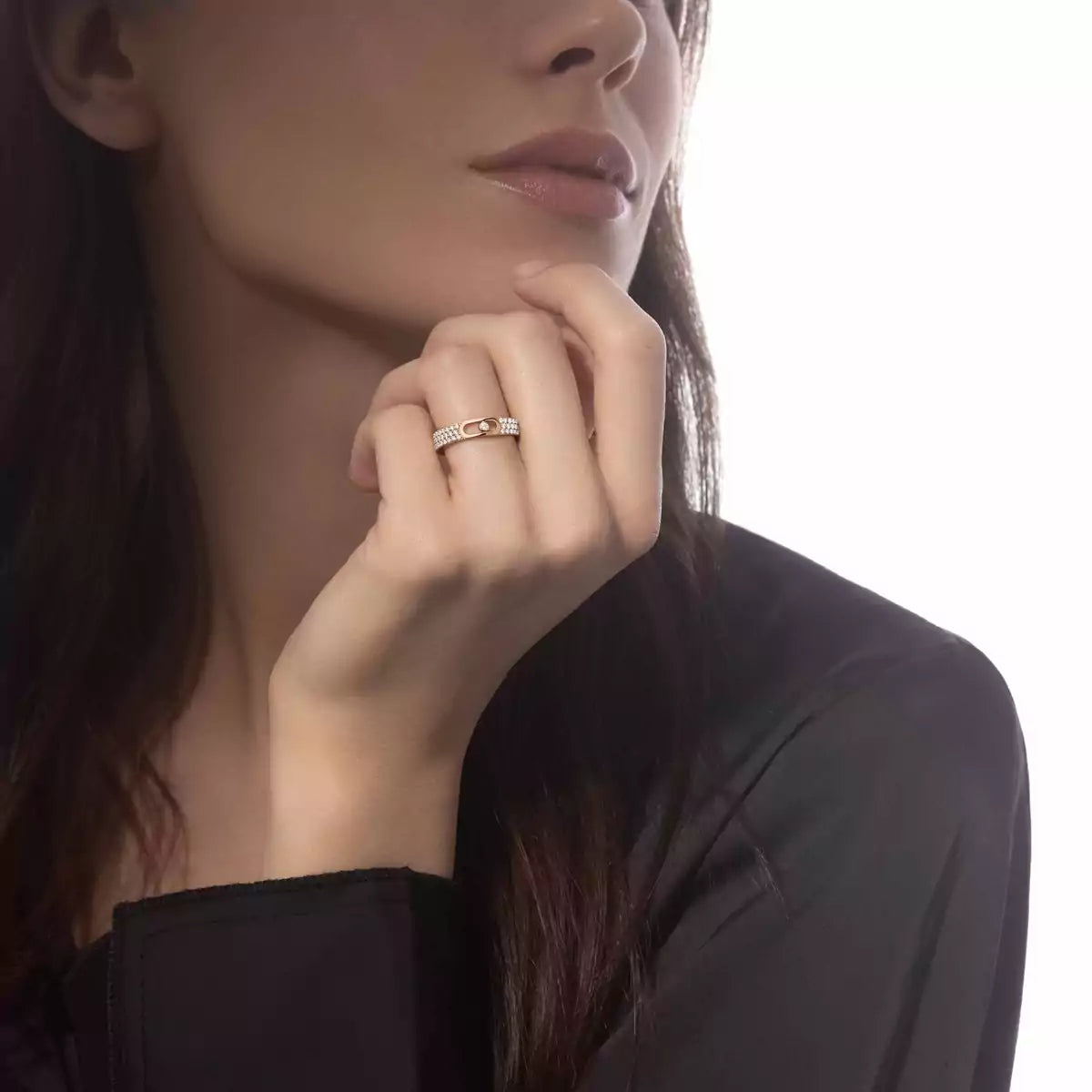 [Resenly Jewelry]Move Joaillerie Pave_ Diamond Wedding Ring