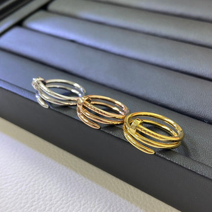 [Resenly Jewelry]SMOOTH THREE-BAND NAIL RING