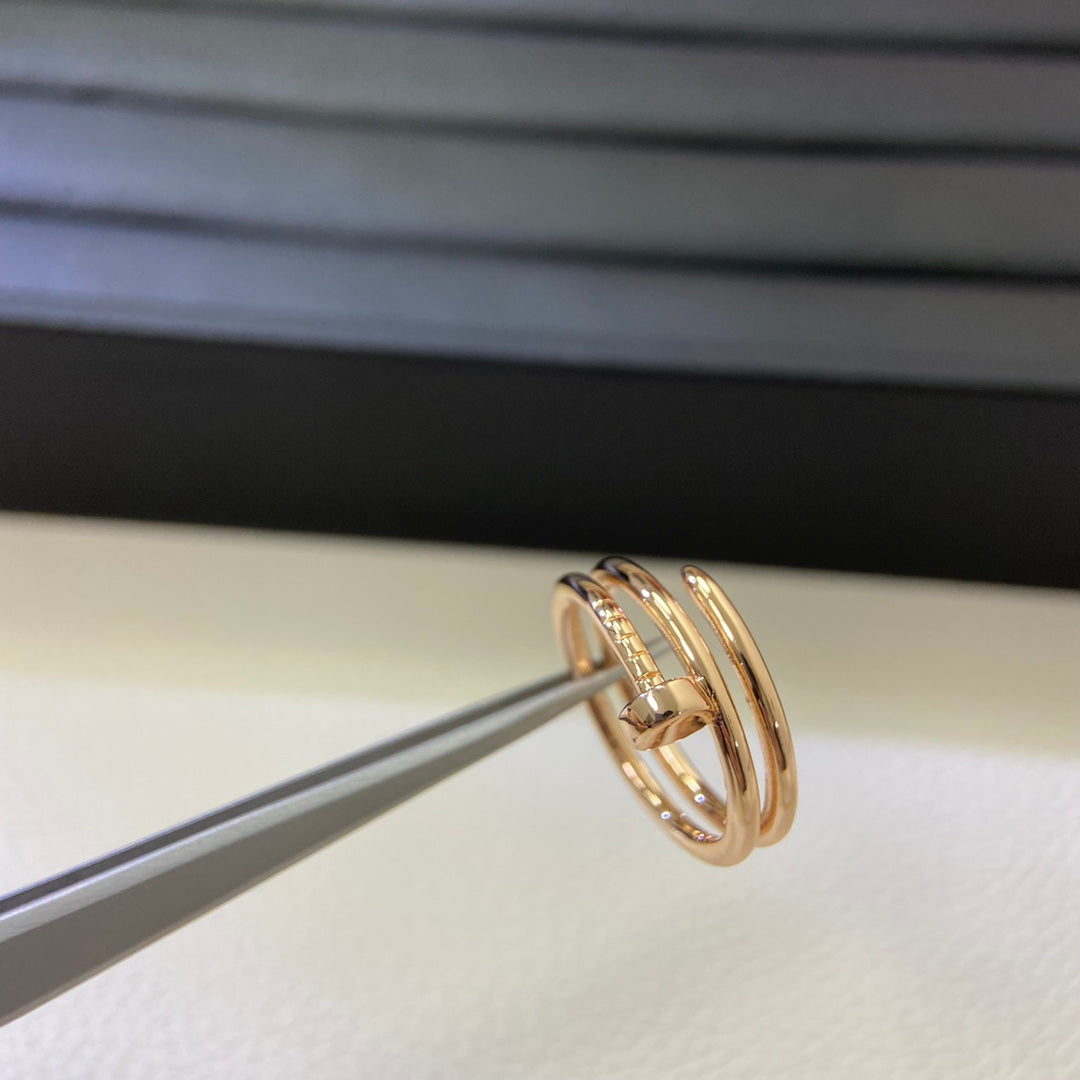[Resenly Jewelry]SMOOTH THREE-BAND NAIL RING