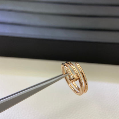 [Resenly Jewelry]SMOOTH THREE-BAND NAIL RING
