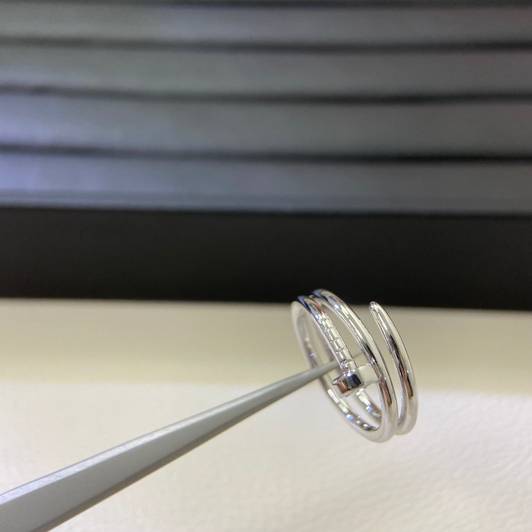 [Resenly Jewelry]SMOOTH THREE-BAND NAIL RING