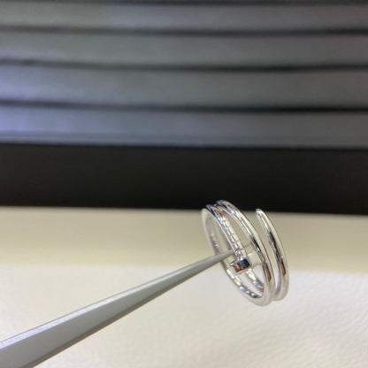 [Resenly Jewelry]SMOOTH THREE-BAND NAIL RING