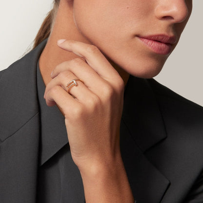[Resenly Jewelry]JUSTE 1.8MM HALF DIAMOND RING