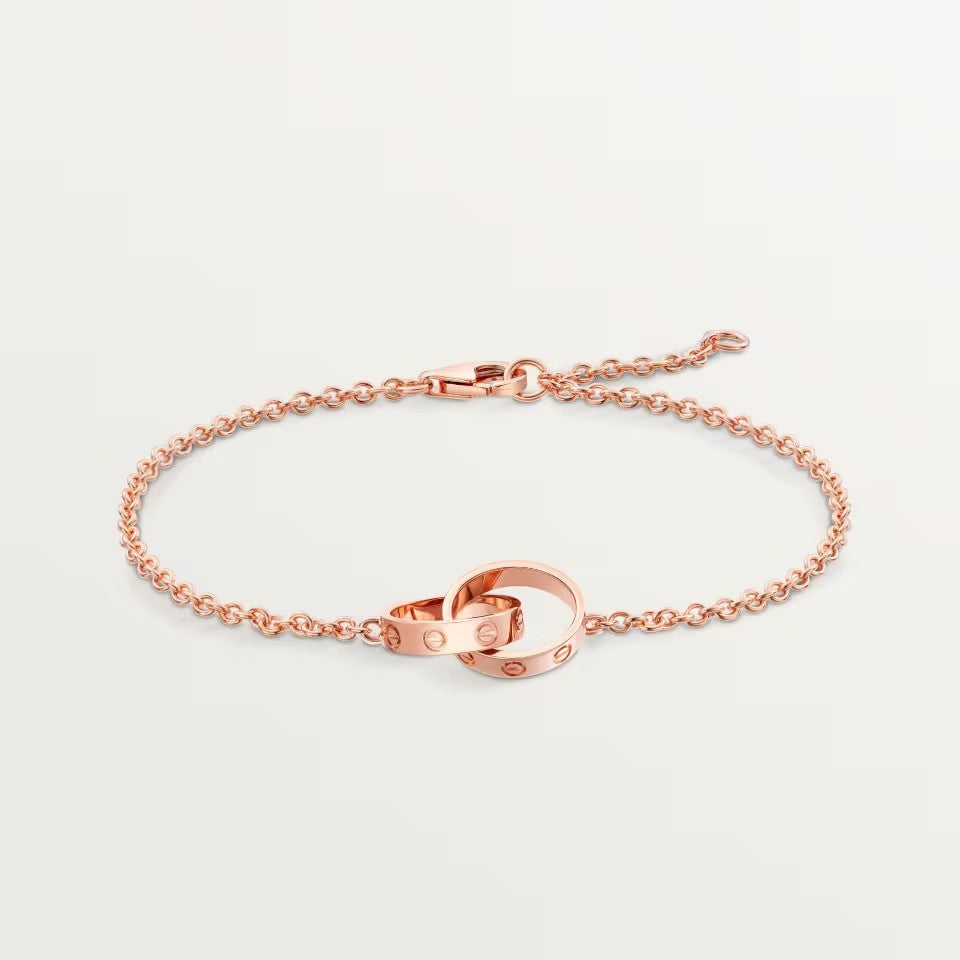 [Resenly Jewelry]LOVE BRACELET DOUBLE RING
